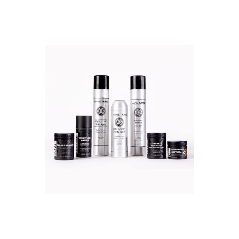 Mane Tame Professional Men's Grooming Melena Tame Crema Mate Modelada