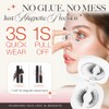 LASHVIEW LASHVIEW Upgrade Magnetic Eyelashes with Applicator Reusable Soft Magnetic
