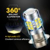 Ruiandsion H6M Light Bulb DC 6V P15D-25-1 Super Bright 2835