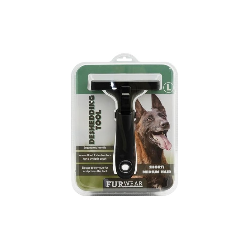 Furwear Short/Medium Hair Deshedding Tool for Large Dog