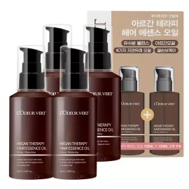 LODERVE 2 +2로더베르 아르간 헤어에센스 오일 100ml 총 4개 구성 Argan Hair Essence Oil 100ml, Set of 4