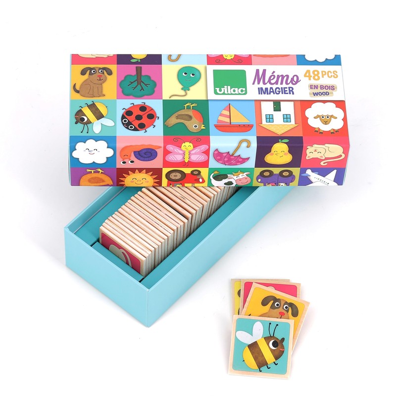 Vilac - 2477S Memo Picture Melcus, Multi-Colour