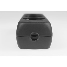 as - Schwabe as ?C Schwabe 6-fach Steckdosenleiste Schwarz 230V/16A - ohne Zuleitung - Steckdosen 45?? gedreht - Erh?hter Ber??hrungsschutz - F??r Wandbefestigung geeignet - geschraubt - Mehrfachsteckdose Innen, 11712