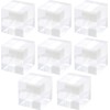 8 Pcs Audio Fan 3cm Cubic Acrylic Cube Decorative Display