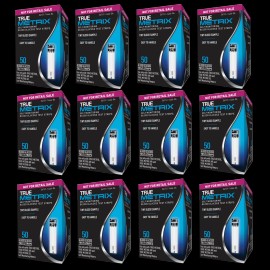 TRUE Metrix Blood Glucose 600 Test Strips 12 Boxes Of 50 Count Exp:01/16/2027