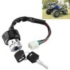 Qiilu Ignition Switch Universal Car 3 Way 6cm x 9cm