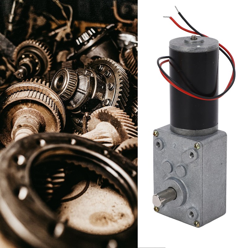 60RPM Single Shaft DC Geared Motor High Transmission Accuracy Speed