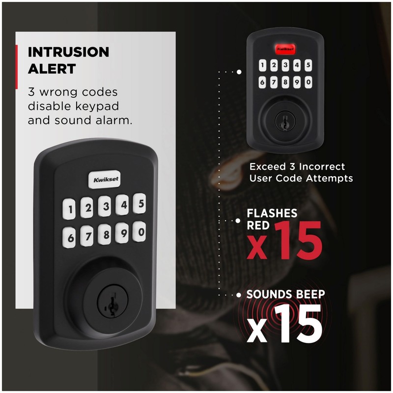 Kwikset 9250TRS-L03S Transitional Powerbolt 2 Electronic SmartCode Deadbolt SmartKey with