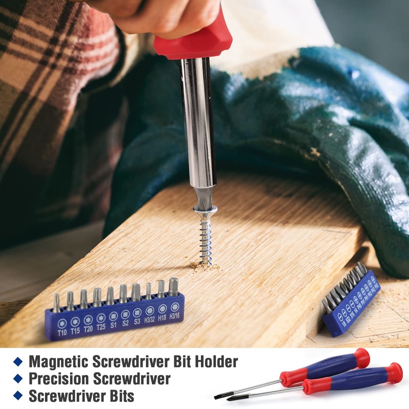 WORKPRO 35-Piece Tools Set, General Household Tool Kit with Storage