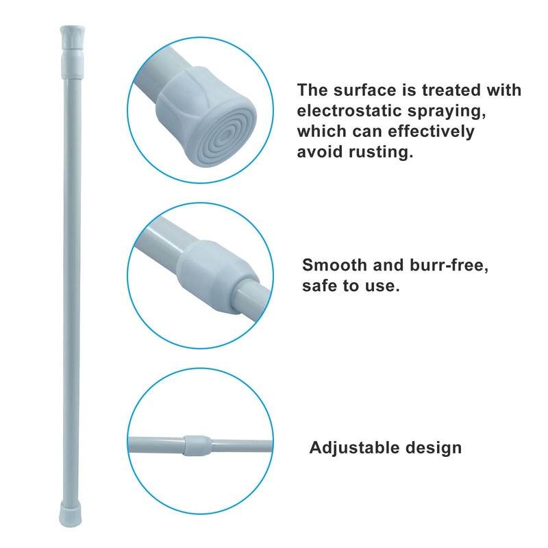 Cionyce Window Security Bar, 2 Pack Window Security Bars Adjustable