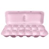 Pink 12-Egg Blank Styrofoam Carton - 125 Pack