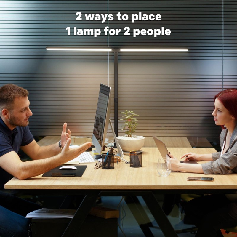 APMIEK LED Desk Lamp for Home Office, 24W Computer Desk