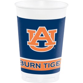 Auburn University Plastic Cups, 24 ct