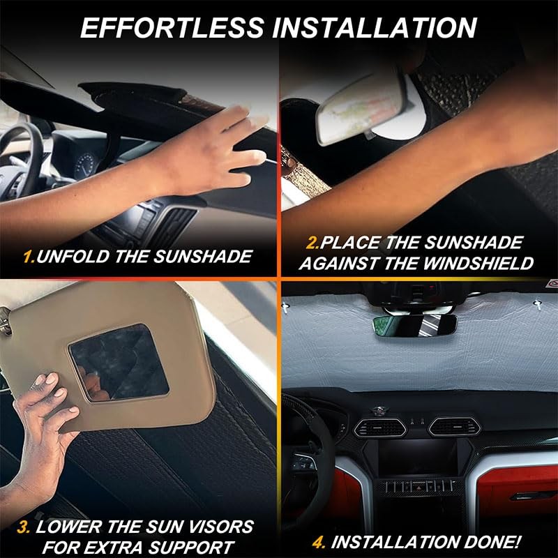 Car Foldable Car Sun Visor Compatible with Alfa Romeo Tonali,
