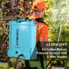 Battery Powered Backpack Sprayer 4 Gallon, 100 PSI Electric Garden