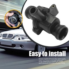 JUUDDENPARTS PEM10025L Thermostat Housing, Replacement for Rover 100 200 400 25 45 75 MG F TF ZR ZS ZT, Replaces PEM10025 PEL10016