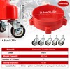 Bucket Dolly 5 Gallon with Wheels,360°Rolling Car Wash Bucket Roller