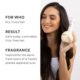 NatureLab.TOKYO Perfect Smooth Conditioner: Lightweight Moisturizing Conditioner for Smoother Frizz-Free Hair I 11.5 FL OZ / 340ml