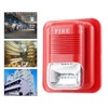 Sound and Light Alarm LED Strobe 105Db High Decibel Fire
