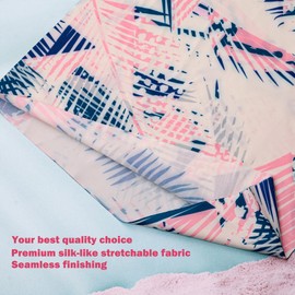 WK IEASON 2 x Multifunctional Scarf Summer Cooling Multifunctional Scarf Bandana Men Women Tube Scarf Multifunctional Silk Cooling Headband Neck Gaiter Scarf Summer Face Scarf, Black / Blue Fish