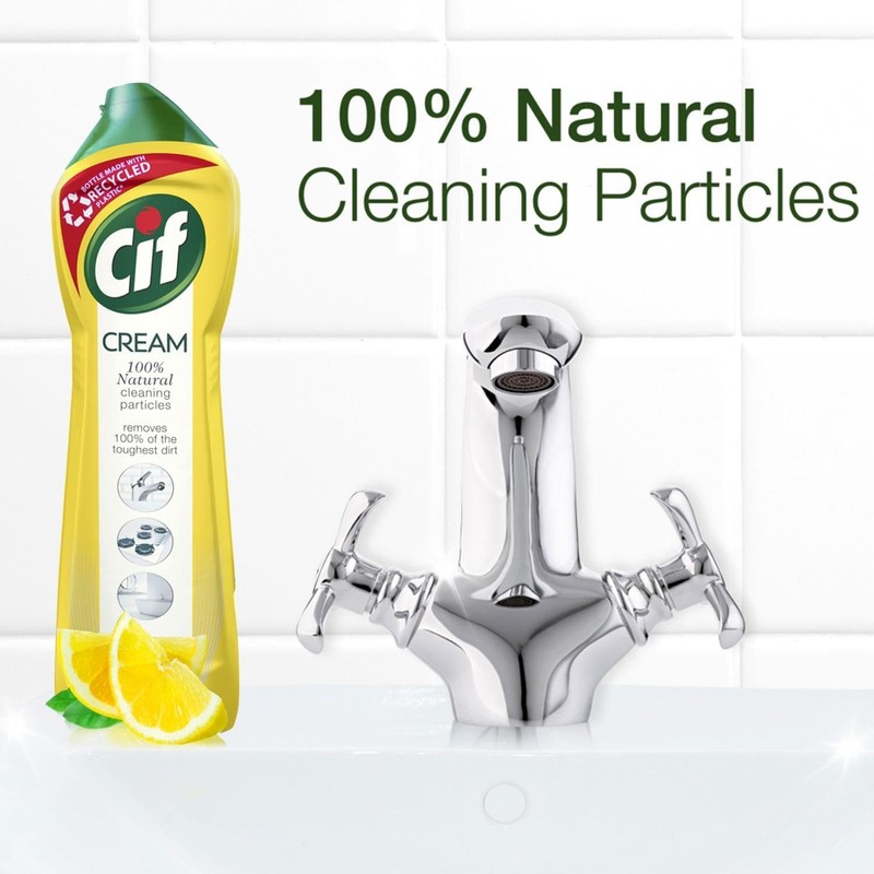 Cif Cream Lemon 500 Ml (pack Of 4)