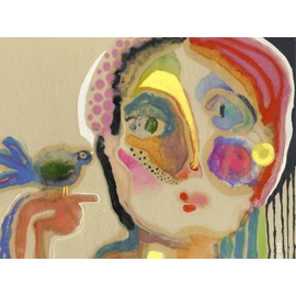 ART.COM Wall Giclee Print The Talker by Wyanne, 32" x 24"