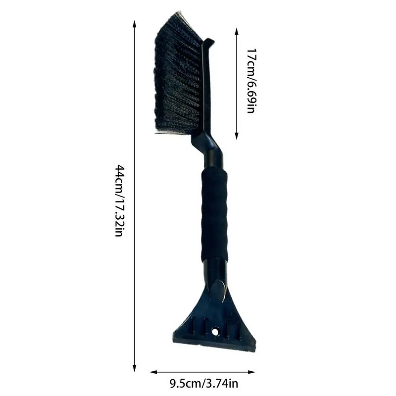 2-in-1 Car Snow Brush & Ice Scraper – 44cm Windshield