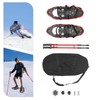 LyeXD 21/25 Inch Snow Shoes, Snowshoes & Trekking Poles Bundle
