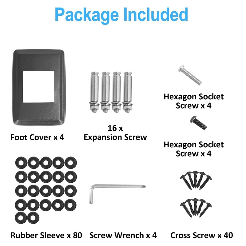 Sidasu 36" Corner Post for Cable Railing, L-Drilled Stainless Steel,