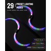 LED POI Staffs S-Shape with 241 Color Light Modes USB