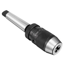 uxcell Keyless Drill Chuck MT3 Morse Taper Mount Adjustable 1/32"-1/2" (1mm-13mm) 3-Jaw for Lathes Milling Drilling Machine
