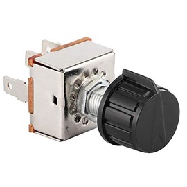 Rotary AC AIR Conditioning 3 Speed Blower Switch, Car Fan Switch Fan Motor Switch for Universal Volume Control Rotating Plastic Knob, 10000 Times for MEI 115, for Freightliner INM2G754A