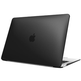 Fintie Case for MacBook Air 13 Inch A2337 (M1) / A2179 / A1932 (2022 2021 2020 2019 2018 Release) - Snap On Hard Shell Case Cover for MacBook Air 13 Retina Display with Touch ID (Frost Black)