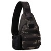 BAIGIO Tactical Sling Backpack Bag for Men Molle Crossbody Shoulder