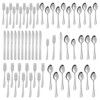 KOOMADE 60 PCS Silverware Set - Windsor Stainless Steel Silverware