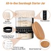 Xileanalee Pro Sourdough Starter Jar Kit- 35 Oz Large Sourdough