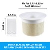 30 Pack Pool Skimmer Socks, Pool Filter Socks Net Saver