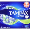 Tampax Pearl Plastic Super Absorbency, Unscented Tampons, 36 Count -