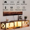 NinPeen Floating TV Stand with Power Outlets,Wall-Mounted Entertainment Console with