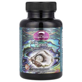 Dragon Herbs Pearl 500mg Capsules, 100 Tablets DRA-00539, Dragon Herbs Dragon Herb Pearl 500mg Capsules, 100, 1 / Dragon Herbs 펄 500mg 캡슐 100정 DRA-00539, Dragon Herbs 드래곤 허브 펄 500mg 캡슐, 100, 1