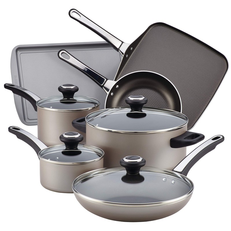Farberware High Performance Nonstick Cookware Pots and Pans Set Dishwasher