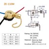 Ceiling Fan Switch Kit Zing Ear ZE-110M Pull Chain Light
