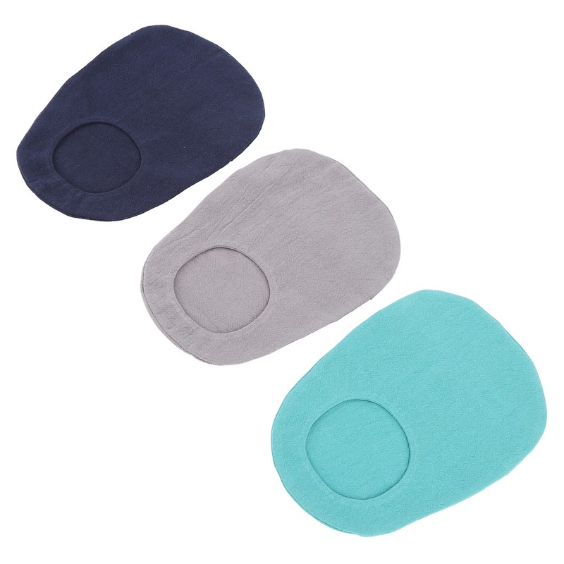 3pcs Ostomy Bag Cover Washable Detachable Dust Proof Mixed Colors