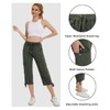 YuKaiChen Women's Capris Hiking Summer Pants Outdoor Athletic Travel Casual