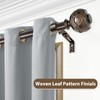 USFOOK Window Treatment Finials for 1 or 7/8 Inch Curtain