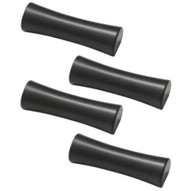 [GJTr] Chopsticks Rest, Stainless Steel Cutlery Rest, Ladder Rest, Chopstick Rest, Set of 4 (Black)
