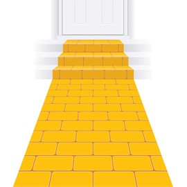 Yellow Brick Road Novelty Aisle Floor Runner Princess Decorations Party Supplies