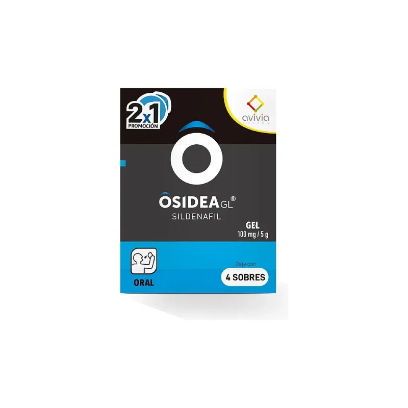 Osidea Gl Gel 100 Mg/5 G, 4 Sobres (2x1)