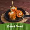 BambooMN Flat Sticks Bamboo Kebab Food Drink Skewers - 9"