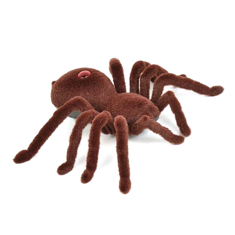 Funny Creepy Soft Scary Plush Spider Infrared Remote Control Tarantula